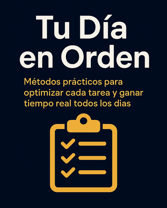 Tu Día en Orden - Métodos prácticos para optimizar cada tarea y ganar tiempo real todos los días
